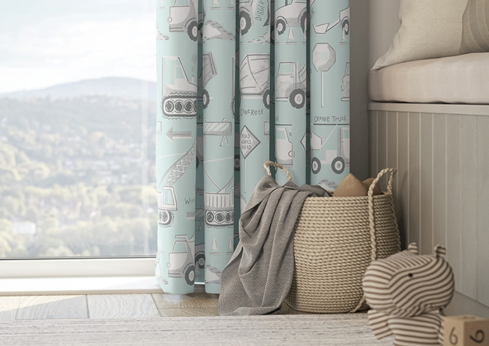 Tinker Town, Seafoam - Made to Measure Curtains - Image 5